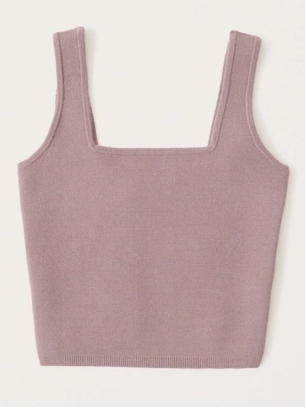 Abercrombie & Fitch LuxeLoft Squareneck Tank - Mauve, Size XS - Picture 1 of 4